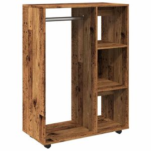 vidaXL Kleiderst&auml;nder Altholz-Optik 80x40x110 cm Holzwerkstoff