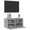 vidaXL TV-Wandschrank Betongrau 60x30x30 cm Holzwerkstoff