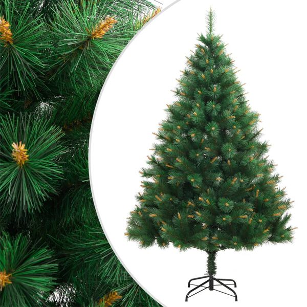 vidaXL Künstlicher Weihnachtsbaum Klappbar mit Ständer 150 cm