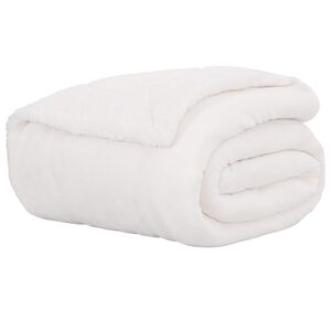 vidaXL Wohndecke Wei&szlig; 220 x 240 cm 2.67 kg Fleece