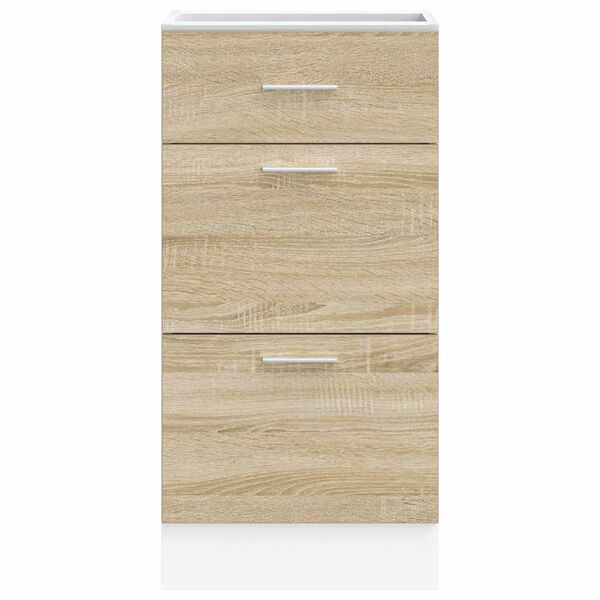 vidaXL Unterschrank Lyon Sonoma-Eiche 40x46x81,5 cm Holzwerkstoff