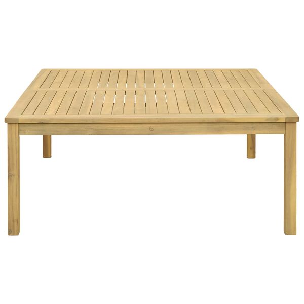 vidaXL Garten-Couchtisch 110x110x45 cm Massivholz Akazie