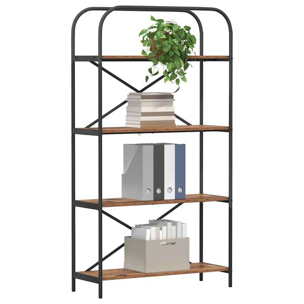 vidaXL B&uuml;cherregal Altholz 80 x 30 x 146 cm Holzwerkstoff