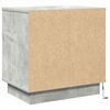 vidaXL Nachttisch Beton Grau 50 x 34,5 x 50 cm Holzwerkstoff