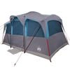 vidaXL Familienzelt mit Dach Blau und Grau 435 x 255 x 216 cm