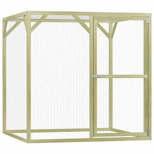 vidaXL H&uuml;hnerk&auml;fig 1,5x1,5x1,5 m Impr&auml;gniertes Kiefernholz