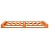 vidaXL Palettenbett Braun Massivholz Kiefer 200&times;200 cm