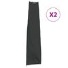 vidaXL Sonnenschirm-Schutzh&uuml;llen 2 Stk. 190x50/30cm 420D Oxford-Gewebe