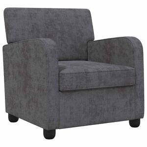 vidaXL Sessel Dunkelgrau Chenille
