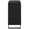 vidaXL Sideboard Schwarz Eichen-Optik 60 x 35 x 70 cm