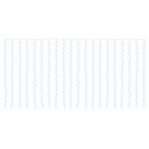 vidaXL Lichtervorhang 600 LEDs Kaltwei&szlig; 600 x 300 cm