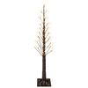 vidaXL Sternen-Weihnachtsbaum Braun 17 x 17 x 150 cm Kunststoff