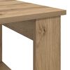 vidaXL Couchtisch Artisan-Eiche 51 x 50 x 50 cm Holzwerkstoff