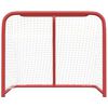 vidaXL Hockey-Tor Rot und Weiß 183x71x122 cm Polyester