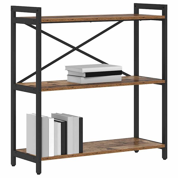 vidaXL B&uuml;cherregal Altholz 80 x 30 x 85 cm Holzwerkstoff