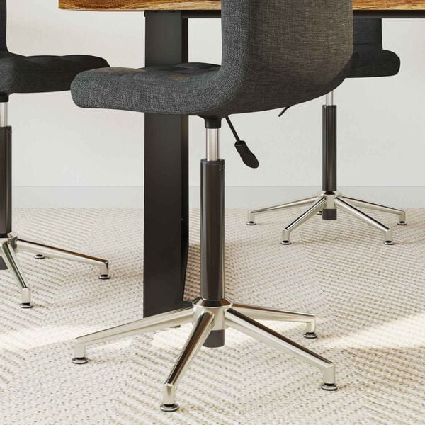 vidaXL Bürostuhl Gaszylinder Schwarz 21,5 cm Eisen