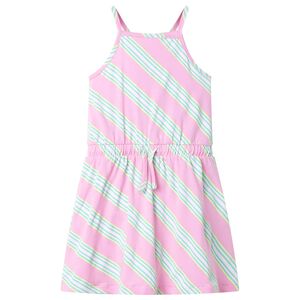 Kinderkleid mit Kordelzug &Auml;rmellos Rosa 104