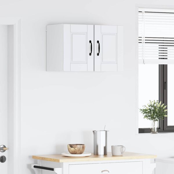 vidaXL K&uuml;chenschrank mit Regal 2 pcs Hochglanz Wei&szlig; 30 x 31 x 40 cm