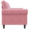 vidaXL 2-Sitzer-Sofa Rosa 140 cm Samt