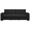 vidaXL 3-Sitzer-Sofa Schwarz 220x78x84 cm Samt