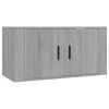 vidaXL 4-tlg. TV-Schrank-Set Grau Sonoma Holzwerkstoff
