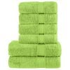 vidaXL 6 tlg. Premium-Handtuch-Set SOLUND Apfelgr&uuml;n 600 g/m&sup2;