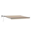 vidaXL Einziehbare Markise Beige 450 x 300 cm Stoff