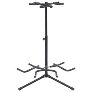 vidaXL Gitarrenst&auml;nder Schwarz Stahl