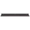 vidaXL Schwebendes Regal 4 pcs Schwarz 60 x 18 x 2,5 cm Stahl