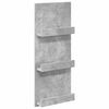 vidaXL Magazinregal Beton Grau 43 x 11 x 102 cm Holzwerkstoff