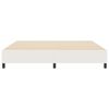 vidaXL Boxspringbett Creme 200 x 200 cm Cordstoff