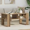 vidaXL Couchtisch Artisan-Eiche 92 x 49,5 x 45 cm Holzwerkstoff