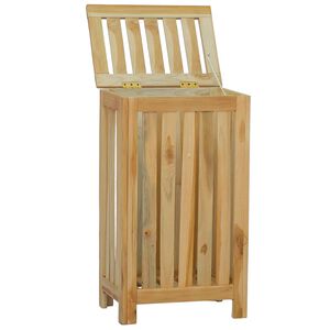 vidaXL W&auml;schebeh&auml;lter 35x25x60 cm Massivholz Teak