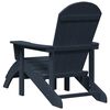 vidaXL Adirondack-Stuhl Marineblau 74 x 82 x 92 cm HDPE