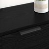 vidaXL Sideboards 2 pcs Schwarz Eichen-Optik 60 x 30 x 70 cm