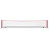 vidaXL Tennisnetz Schwarz und Rot 494,5 x 90 x 87 cm Polyester