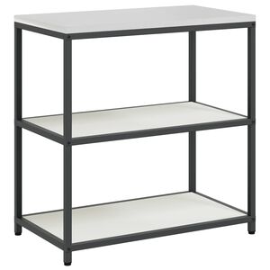 vidaXL K&uuml;chenregal HATTEM Wei&szlig; 90 x 50 x 92 cm Stahl