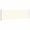 vidaXL Seitenmarkise Ausziehbar 180x614 cm Creme