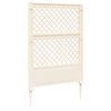 vidaXL Trellis mit Spike Wei&szlig; 99 x 6 x 165 cm PP