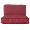 vidaXL Palettenkissenset 2 pcs Taupe Oxford-Stoff