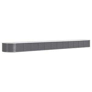 vidaXL Hochbeet Verzinkter Stahl 512x80x36 cm Anthrazit