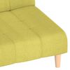 vidaXL Schlafsofa 2-Sitzer Gr&uuml;n Stoff