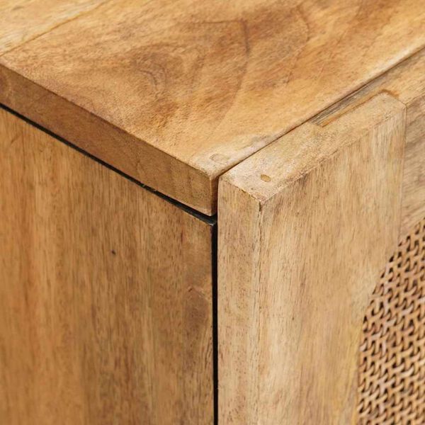 vidaXL Waschbeckenschrank Braun 62 x 33 x 58 cm Massivholz Mango