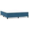 vidaXL Boxspringbett ohne Matratze Dunkelblau 180x210 cm Samt