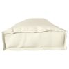 vidaXL Palettenkissen Creme 200 x 40 x 8 cm Oxford-Stoff