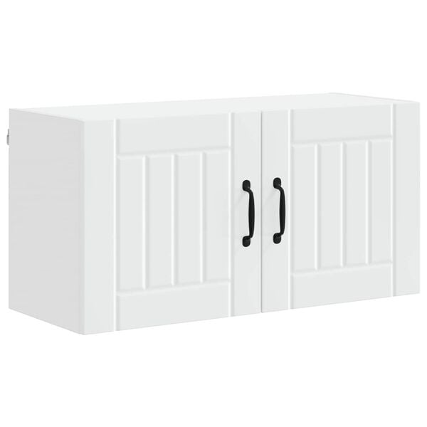 vidaXL K&uuml;chenschrank Lucca Wei&szlig; 80 x 31 x 40 cm Holzwerkstoff