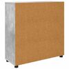 vidaXL Aufbewahrungsschrank Beton Grau 80 x 31 x 81 cm Holzwerkstoff