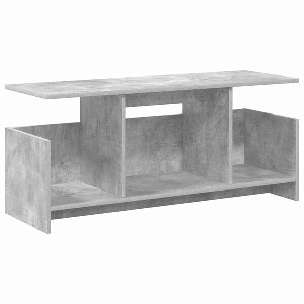 vidaXL TV-St&auml;nder Beton Grau 102 x 35 x 45 cm Holzwerkstoff