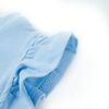 Kinder-T-Shirt mit Rüschenärmeln Hellblau 104