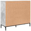 vidaXL Sideboard Beton Grau 89,5 x 33 x 82 cm Holzwerkstoff